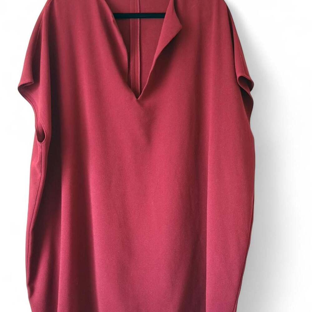 American Apparel Burgundy Oversized Tunic Top